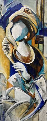 Girl with Pearl Earring by Jeanette Jarville, Painting for Sale on Select