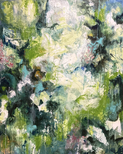 Sacred Gardens #2 by Jeanette Jarville, Painting for Sale on Select