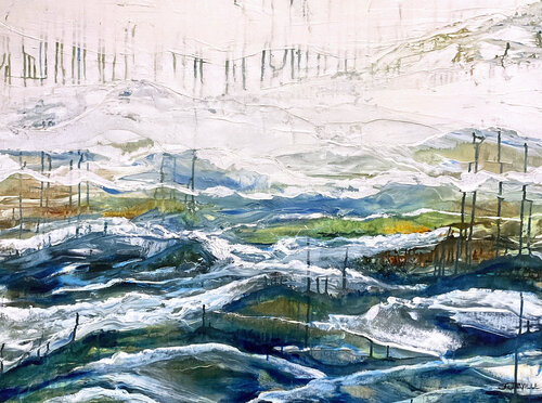 Sea to Sky #3 by Jeanette Jarville, Painting for Sale on Select