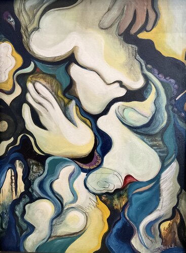 Reflections of a Kiss by Jeanette Jarville, Painting for Sale on Select