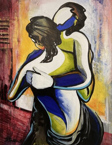 Caress #2 by Jeanette Jarville, Painting for Sale on Select