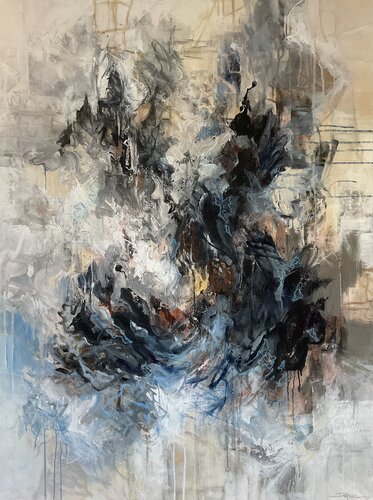 What Lies Beyond by Jeanette Jarville, Painting for Sale on Select
