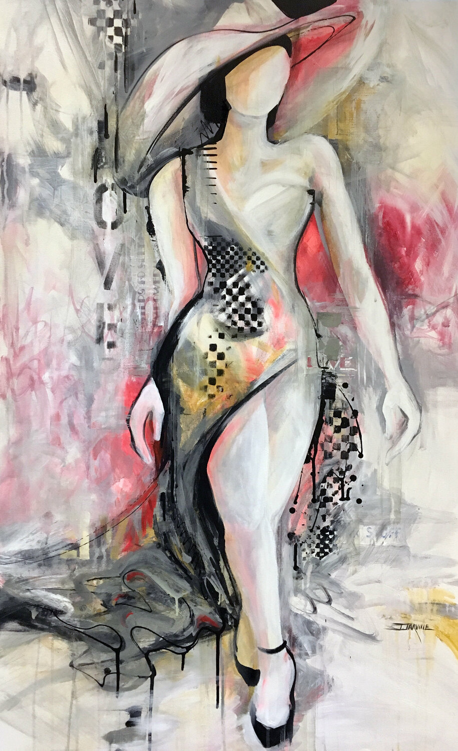 Self Love Jeanette Jarville Original painting for sale