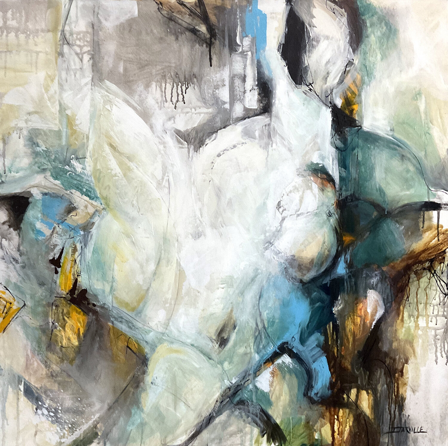 Chillin Jeanette Jarville Original painting for sale