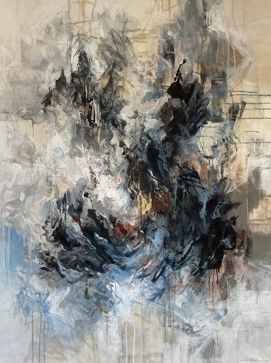What Lies Beyond Jeanette Jarville Original painting for sale