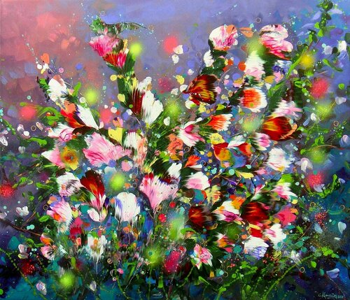 Spring by Irini Karpikioti, Painting for Sale on Select