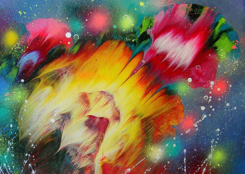 Silver Dreams by Irini Karpikioti, Painting for Sale on Select