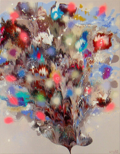Bird of Happiness by Irini Karpikioti, Painting for Sale on Select
