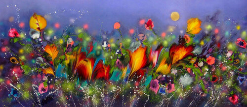 Evening Magic by Irini Karpikioti, Painting for Sale on Select