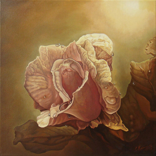 Rose by Irini Karpikioti, Painting for Sale on Select