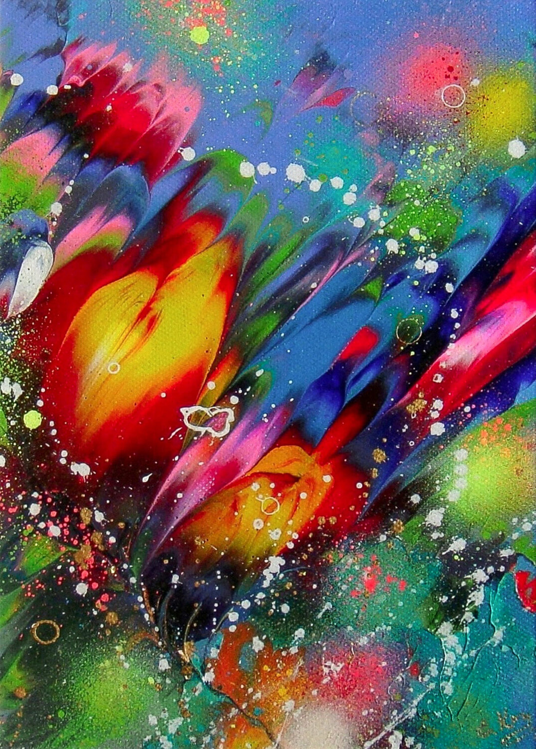 Evening Awakening Irini Karpikioti Original painting for sale