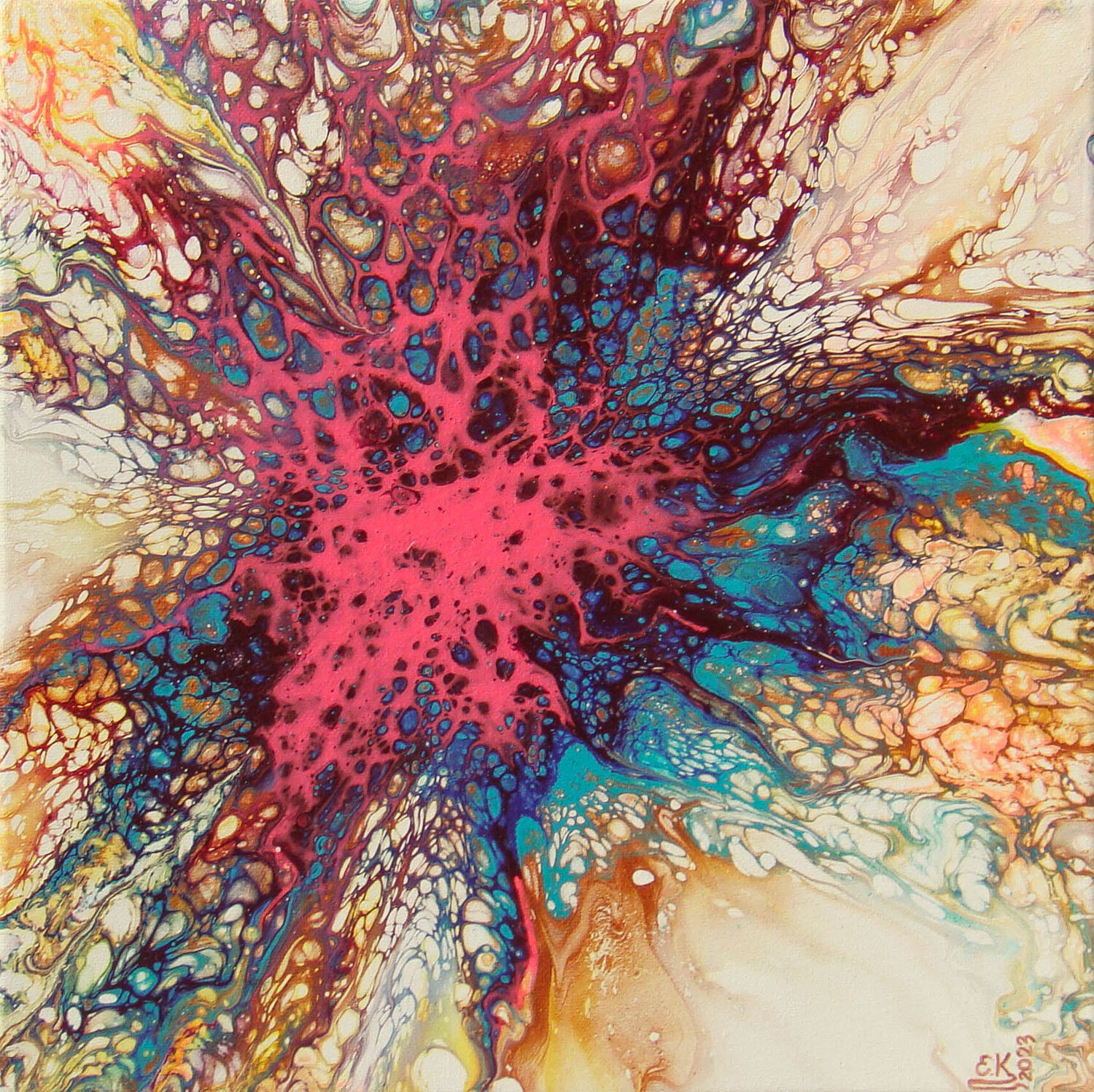 Morning Awakening Irini Karpikioti Original painting for sale