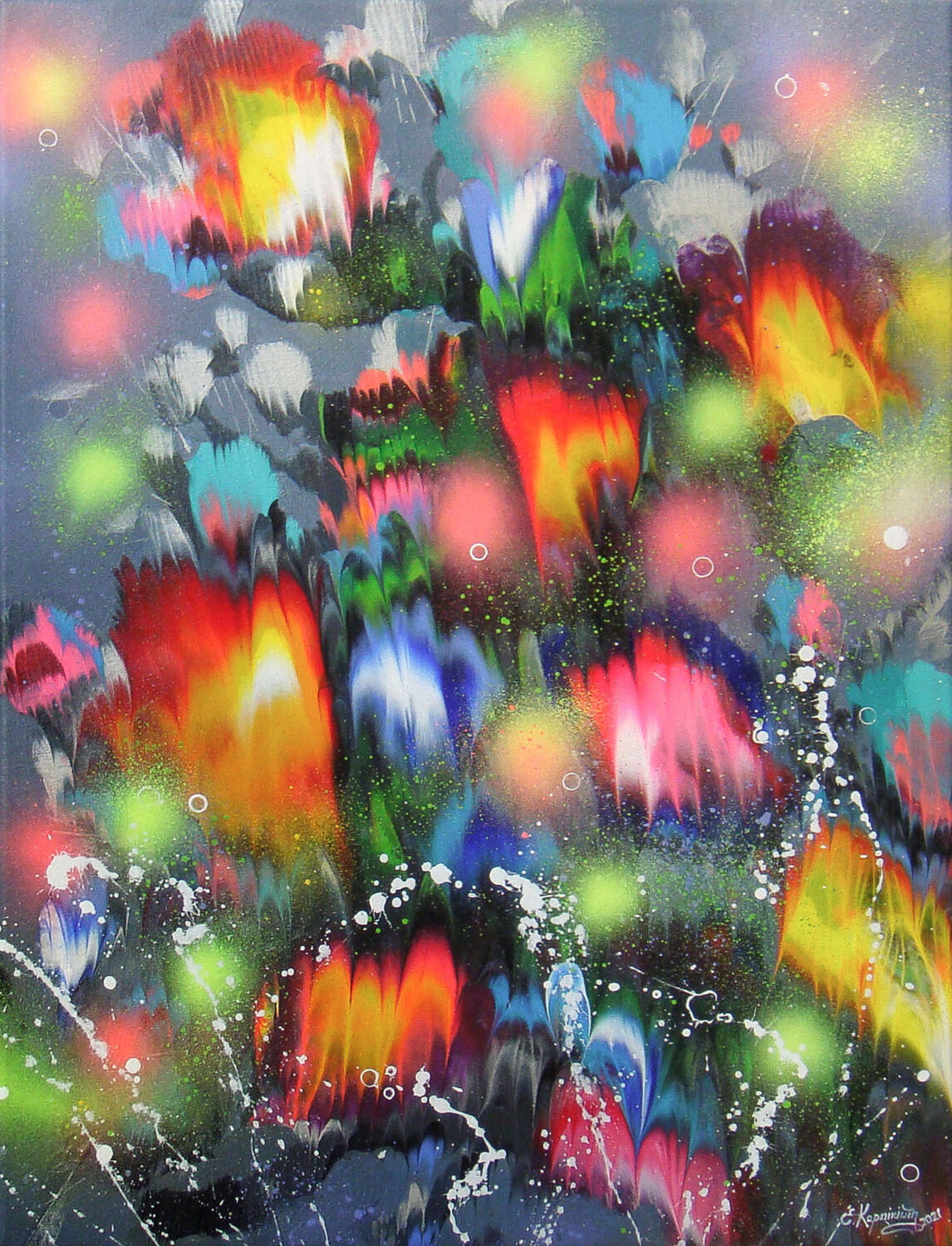 Evening Charm Irini Karpikioti Original painting for sale