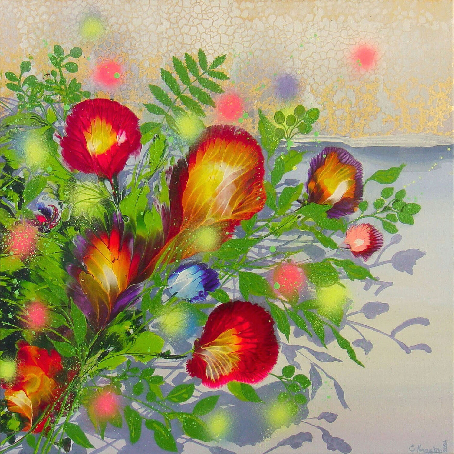 Morning awakening Irini Karpikioti Original painting for sale