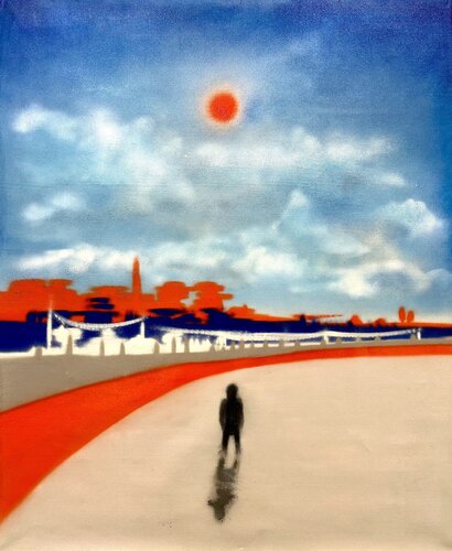 Red Sun Path von Rinalds Vanadziņš, Malerei kaufen auf Select
