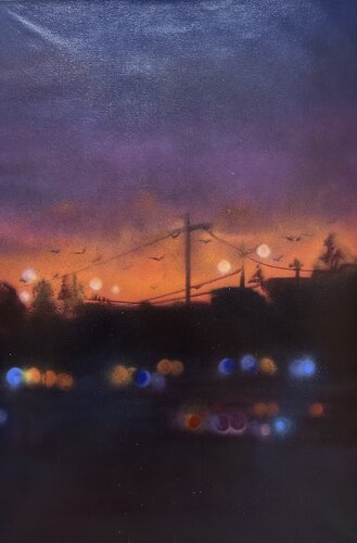 Night Lights von Rinalds Vanadziņš, Malerei kaufen auf Select