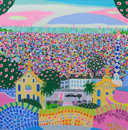 Bon Dia Magnifico! by Katrina Avotina, Painting for Sale on Select