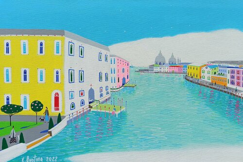 Devoted To Venice by Katrina Avotina, Painting for Sale on Select