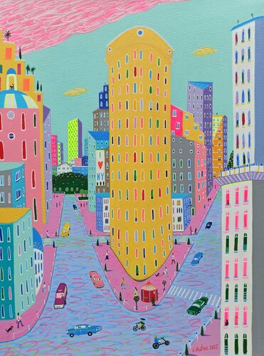 I ❤ NY by Katrina Avotina, Painting for Sale on Select