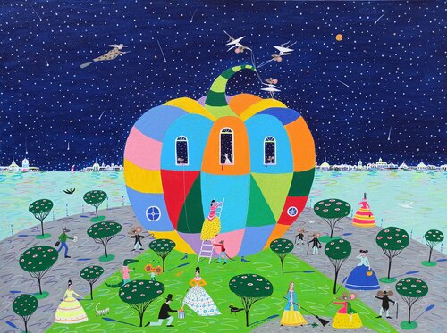 Hocus-Pocus by Katrina Avotina, Painting for Sale on Select