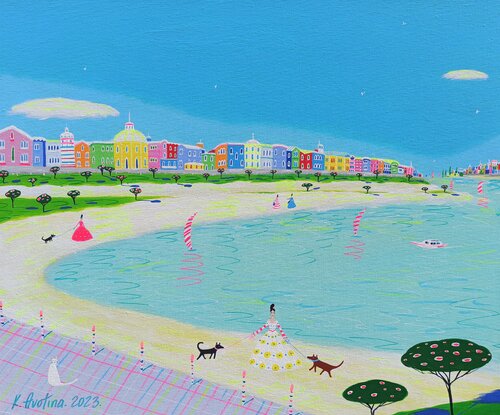 Dreaming Of The Summertime by Katrina Avotina, Painting for Sale on Select