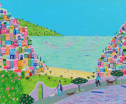 Enter The Summer by Katrina Avotina, Painting for Sale on Select