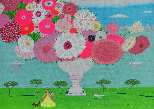 Dreamland by Katrina Avotina, Painting for Sale on Select