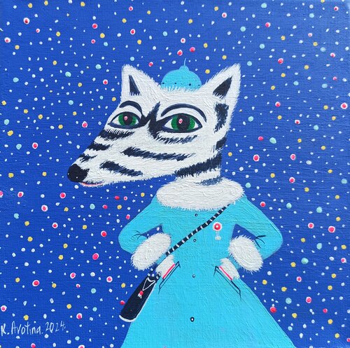 Lady Winter by Katrina Avotina, Painting for Sale on Select