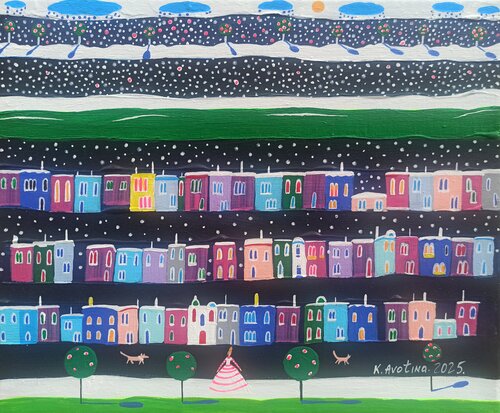 Layers Of A Dream by Katrina Avotina, Painting for Sale on Select