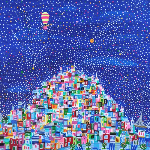 Beneath A Million Stars by Katrina Avotina, Painting for Sale on Select