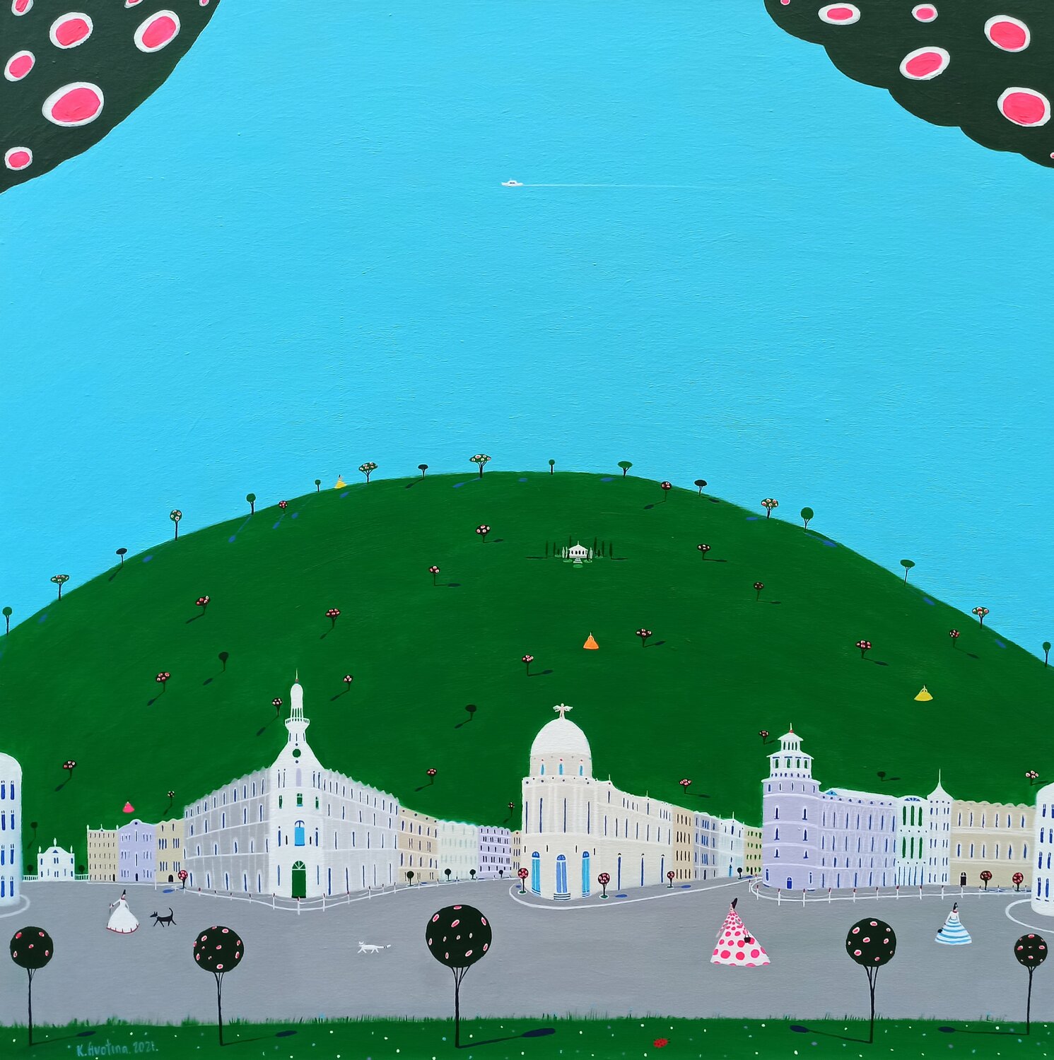 Elegancia Y Belleza Katrina Avotina Original painting for sale
