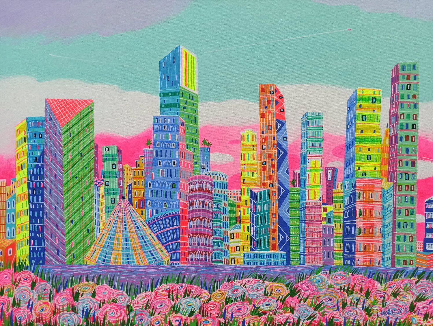 There Are Many Reasons To Love Katrina Avotina Original painting for sale