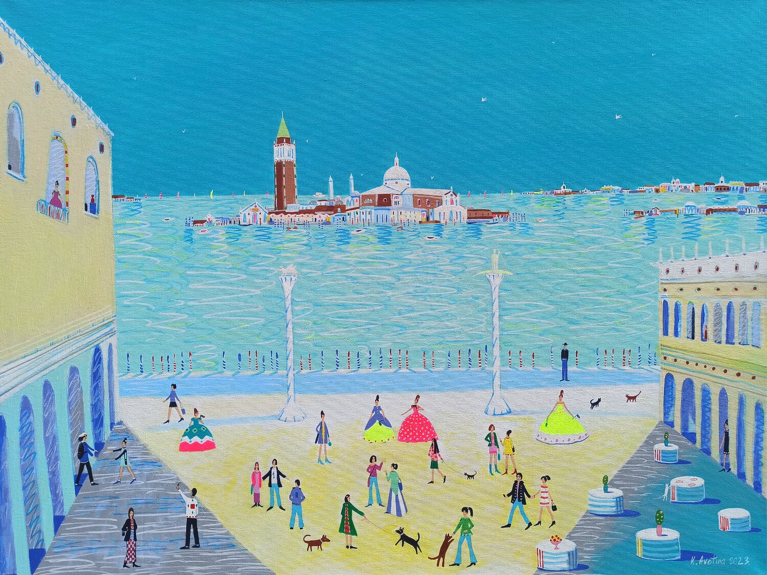 You Always Surprise Me Katrina Avotina Original painting for sale