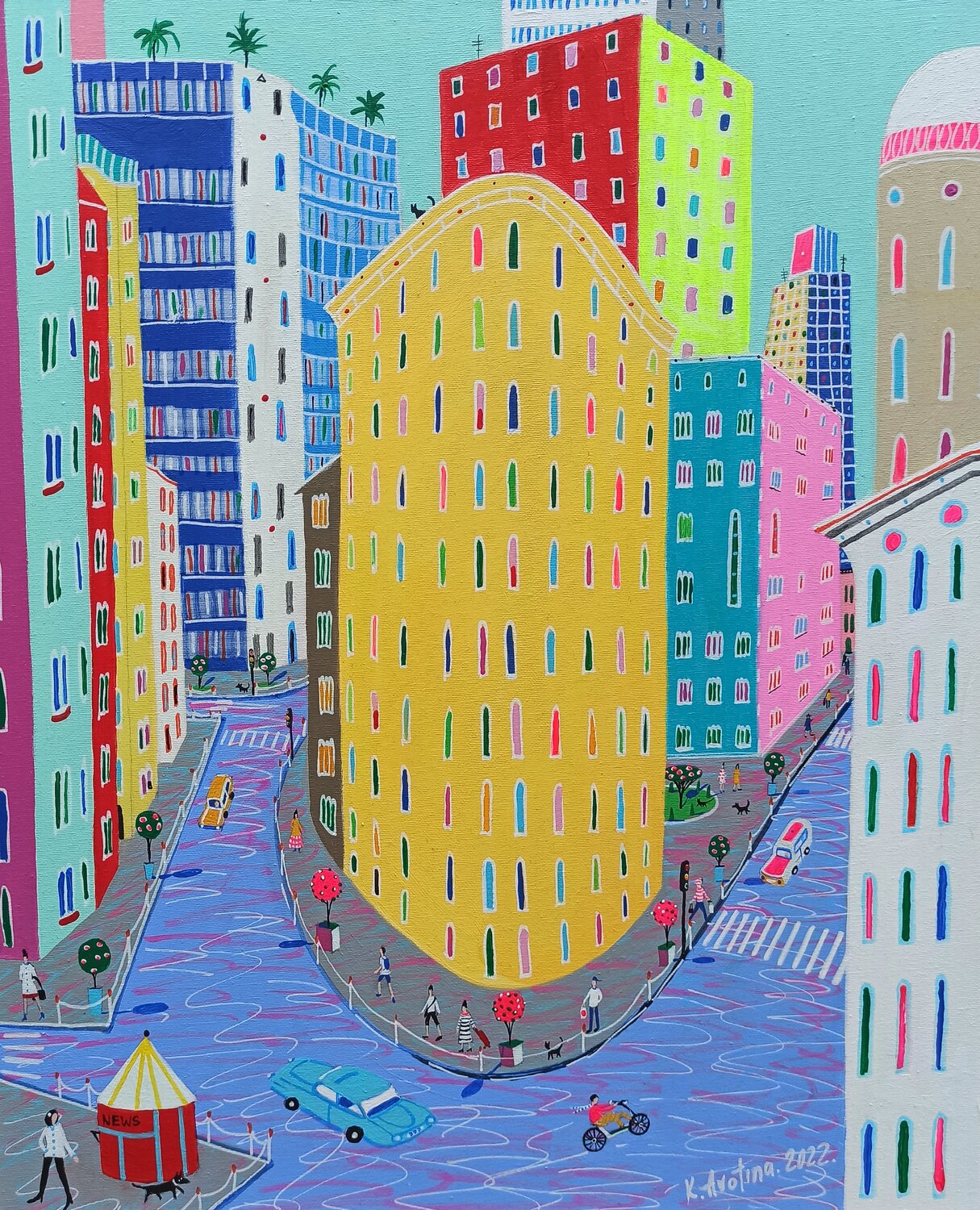 In The Heart Of Everything Katrina Avotina Original painting for sale