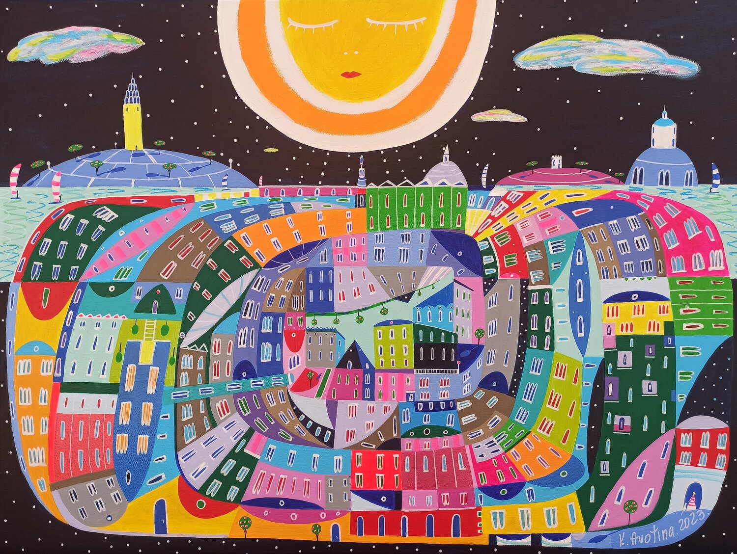My Kingdom Katrina Avotina Original painting for sale