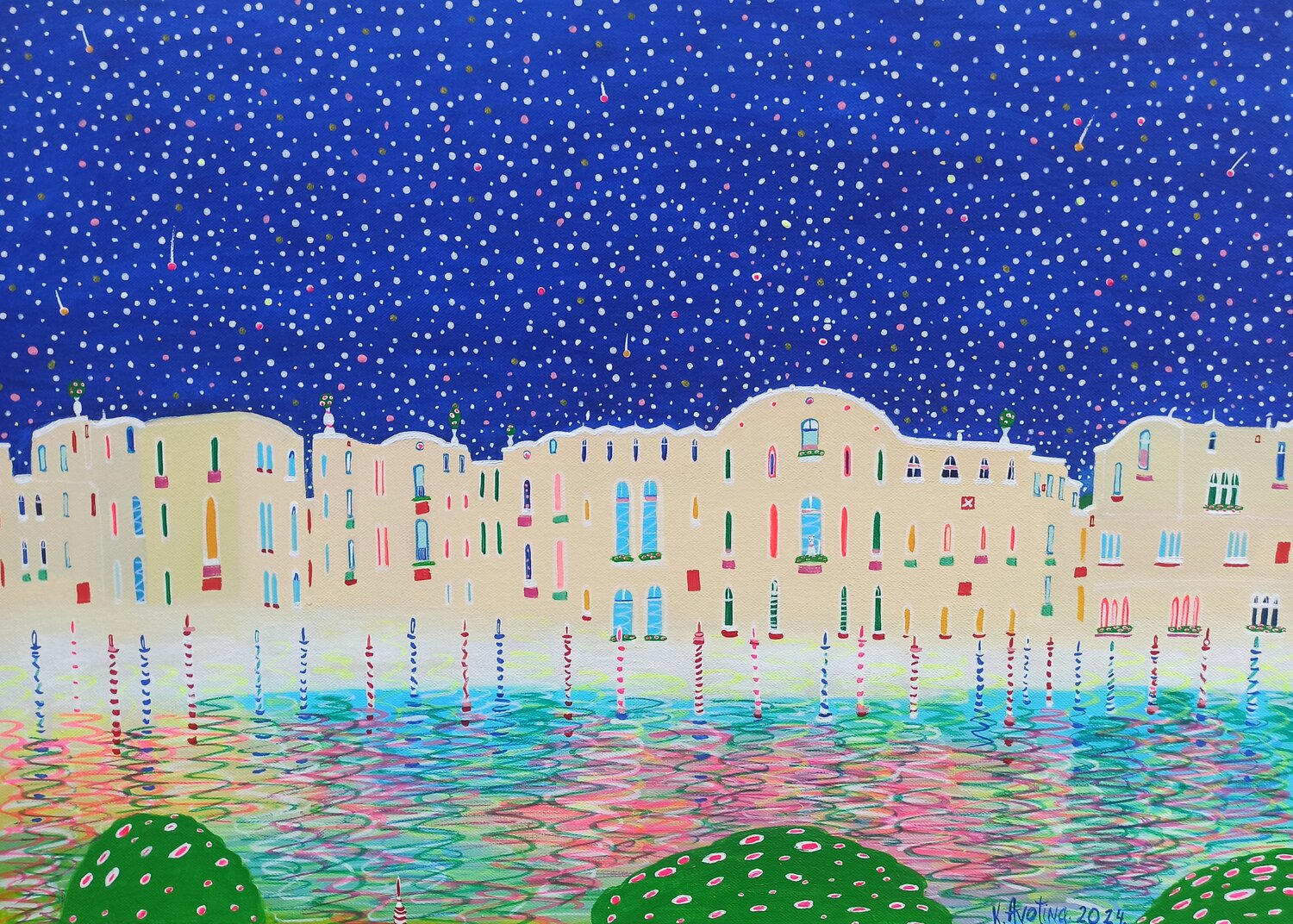 The Perfect View Katrina Avotina Original painting for sale