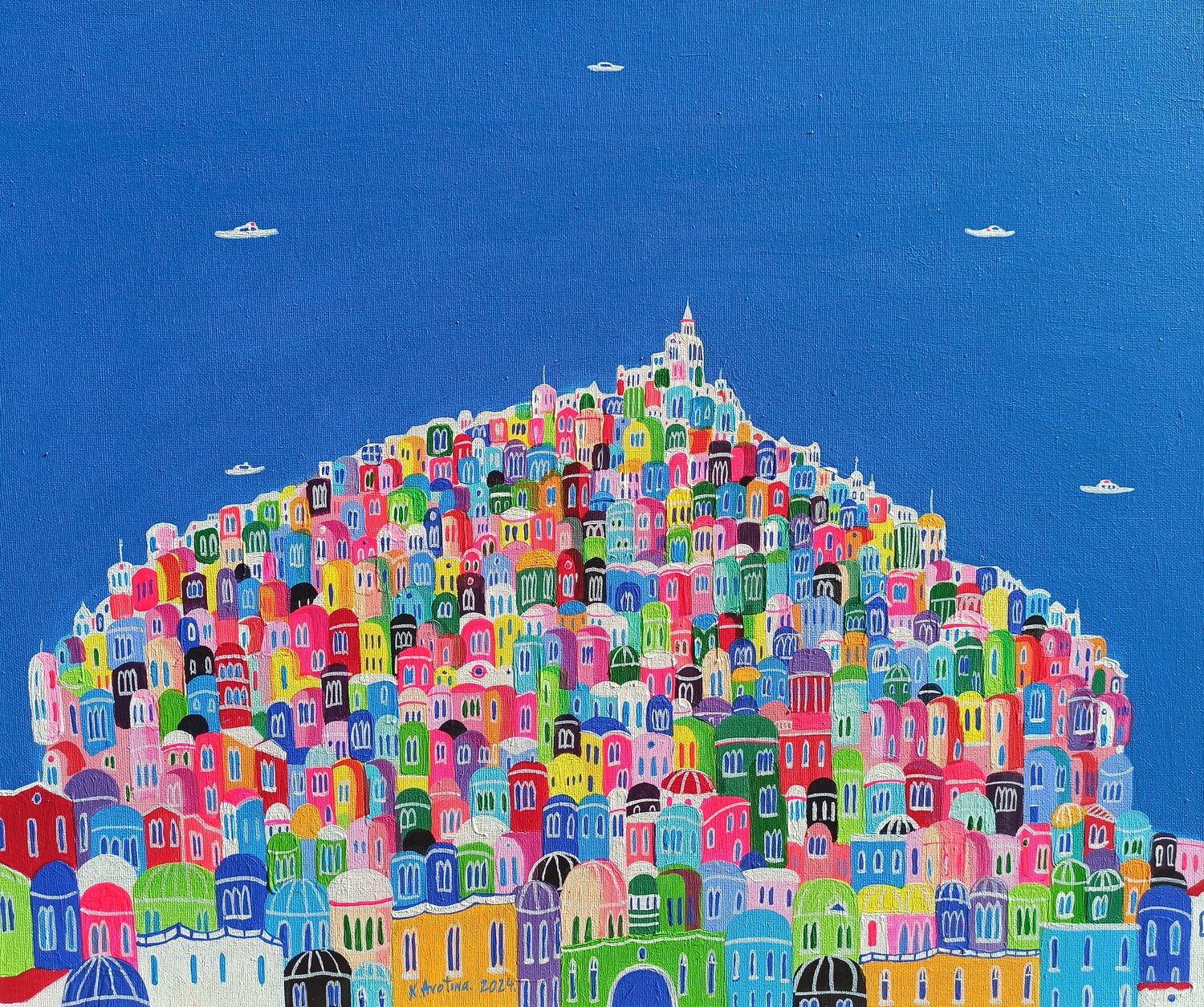 Upward To The Light Katrina Avotina Original painting for sale