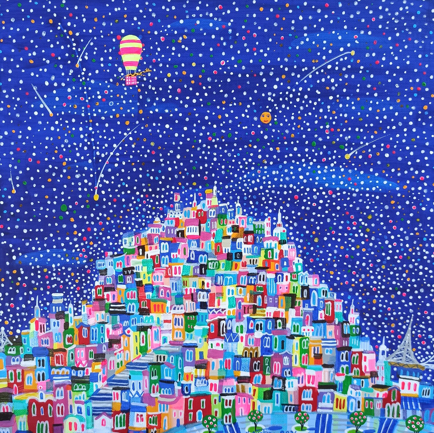 Beneath A Million Stars Katrina Avotina Original painting for sale