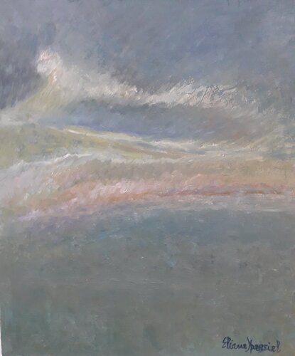 Ciel partagé by Eliane Ypersiel, Painting for Sale on Select