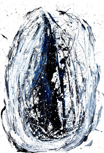 Unconscious XI – The Hidden Flame of Silence (Original Series – Hand Painted 1/1) by Juca Maximo, Painting for Sale on Select