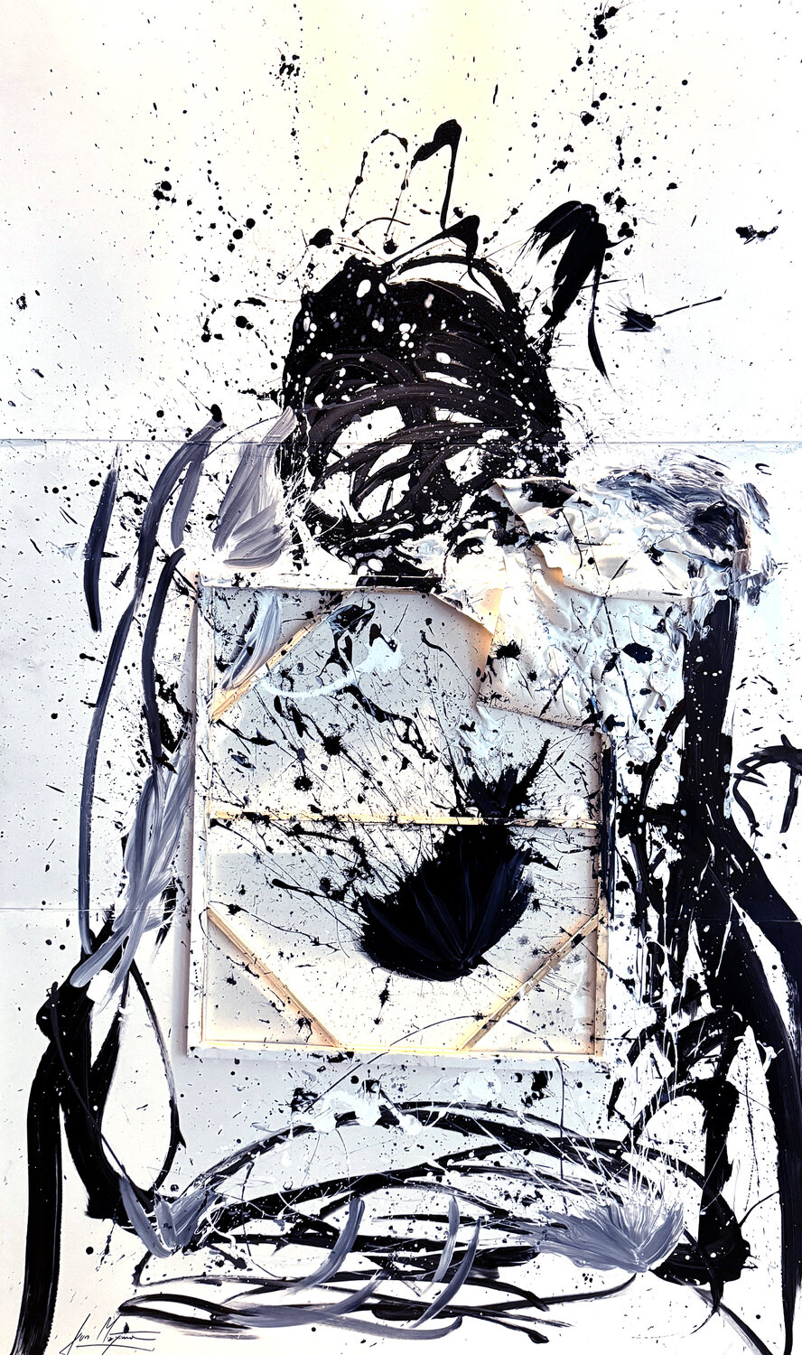 Unconscious Panel – Monumental Abstract Emotional Explosion (Original Series – 1/1) Juca Maximo Original painting for sale