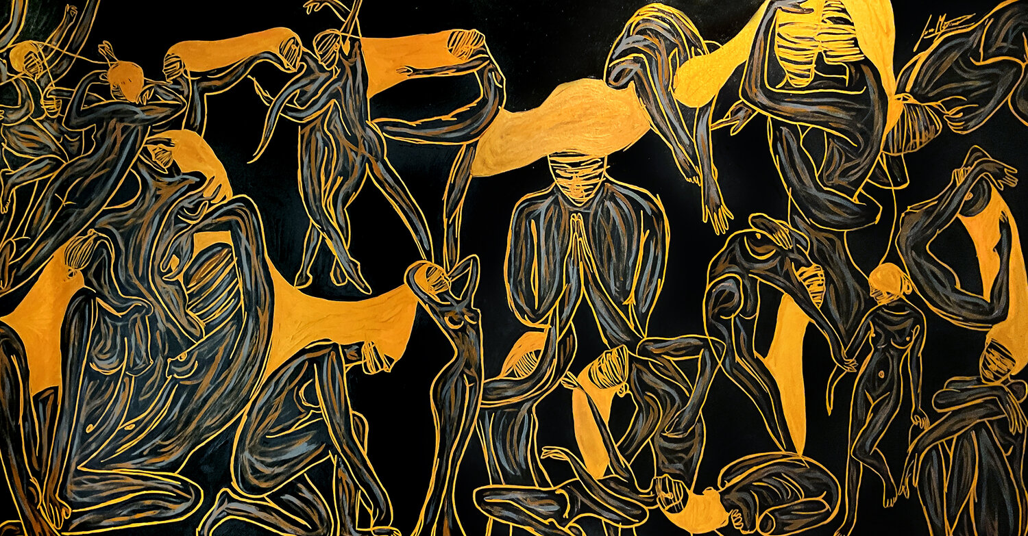 Energy XXIII – The Infinite Dance of Being  (Original Series – Hand Painted) Juca Maximo Original painting for sale