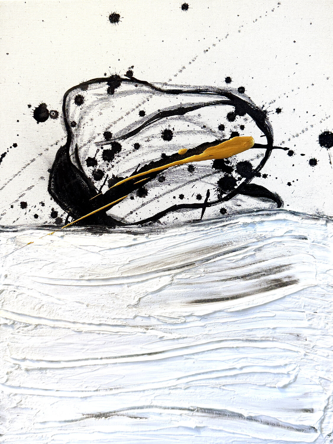 Angelus III – Where Light Breaks the Silence - Small Original (1/1) Juca Maximo Original painting for sale