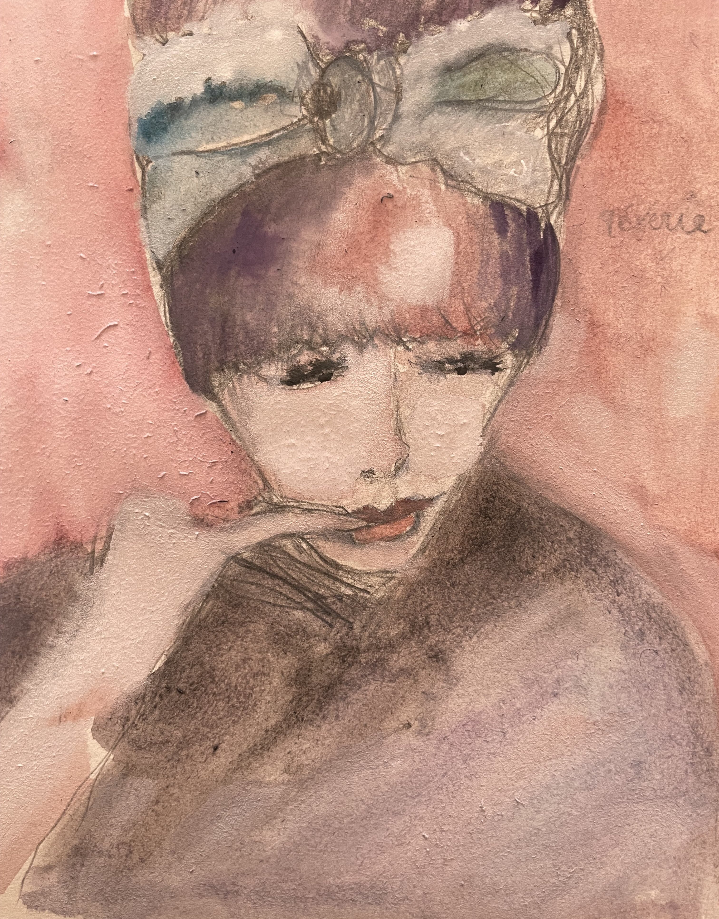 Gouache préparatoire