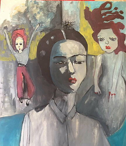 Houhou by Aliénor de Cellès, Painting for Sale on Select