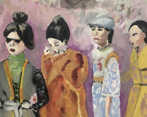 Fin de soirée by Aliénor de Cellès, Painting for Sale on Select