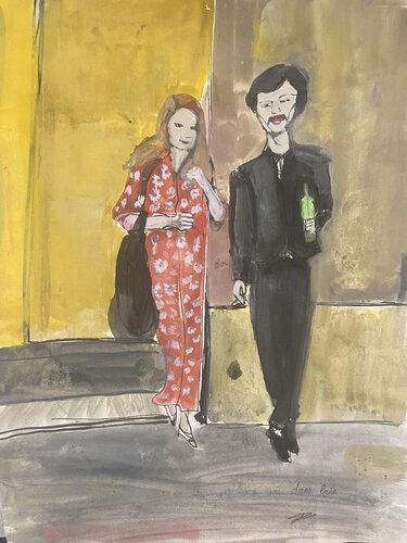 Un soir dans Paris by Aliénor de Cellès, Painting for Sale on Select