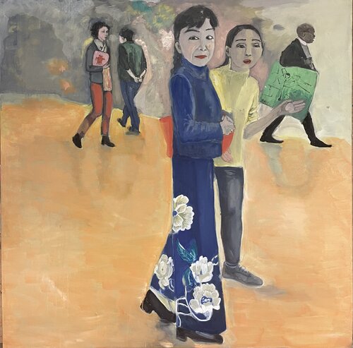 La curiosité by Aliénor de Cellès, Painting for Sale on Select