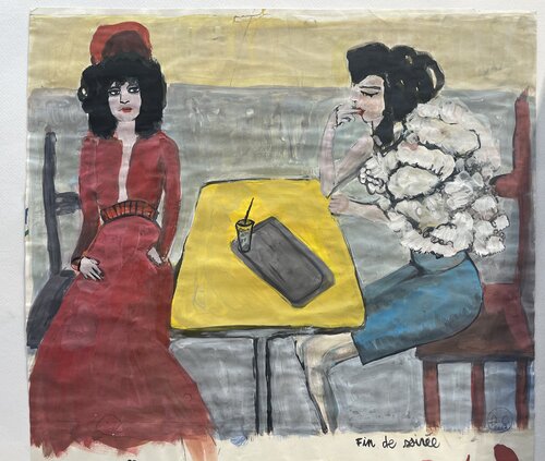 Fin de soirée by Aliénor de Cellès, Painting for Sale on Select