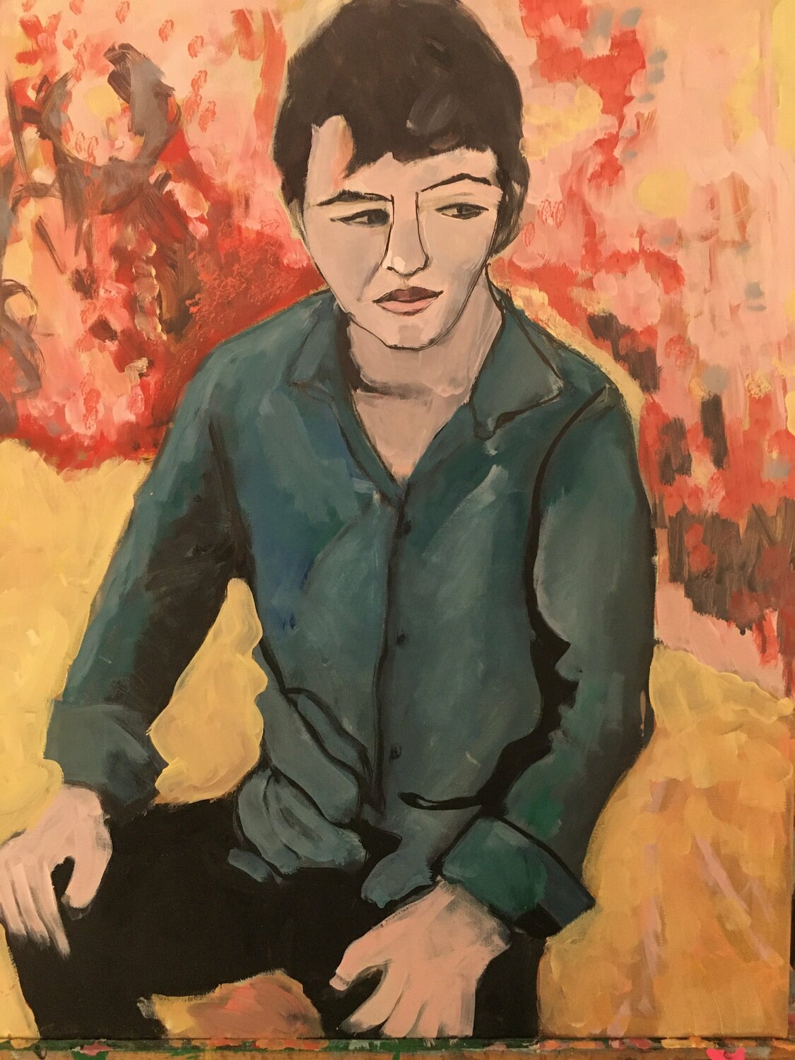 L'été Aliénor de Cellès Original painting for sale